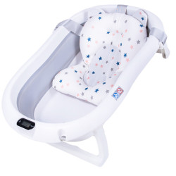 Primabobo Premium saliekamā vanna ar elektronisko termometru  80cm Grey