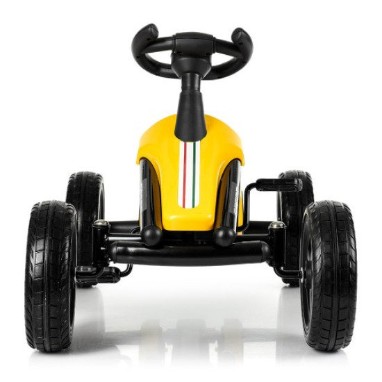 Bērnu pedāļu automašīna Go Kart sarkana