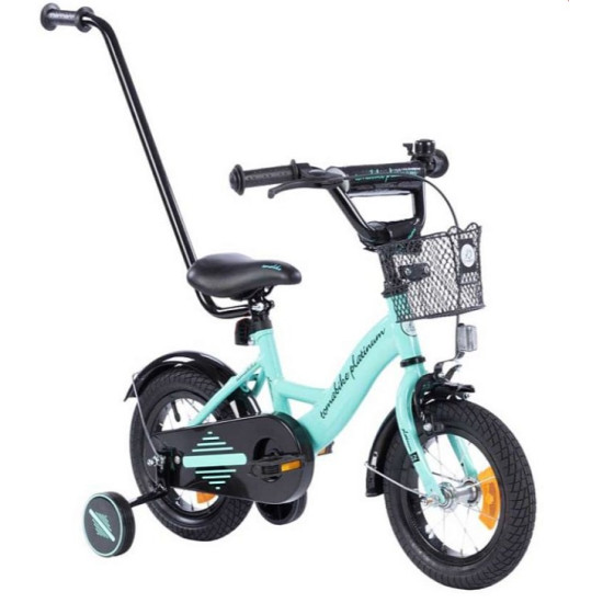 TOMABIKE Bērnu velosipēds 12″ XXIII PLATINUM LIGHT TURKUS