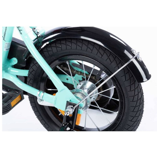 TOMABIKE Bērnu velosipēds 12″ XXIII PLATINUM LIGHT TURKUS