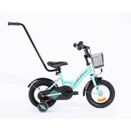 TOMABIKE Bērnu velosipēds 12″ XXIII PLATINUM LIGHT TURKUS