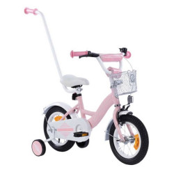 TOMABIKE Bērnu velosipēds 12″ XXIII PLATINUM LIGHT PINK