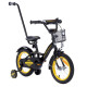 TOMABIKE Bērnu velosipēds 14″ XXIII PLATINUM BLACK/YELLOW