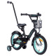 TOMABIKE Bērnu velosipēds 14″ XXIII PLATINUM BLACK/TURKUS