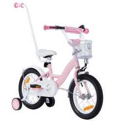 TOMABIKE Bērnu velosipēds 14″ XXIII PLATINUM LIGHT PINK