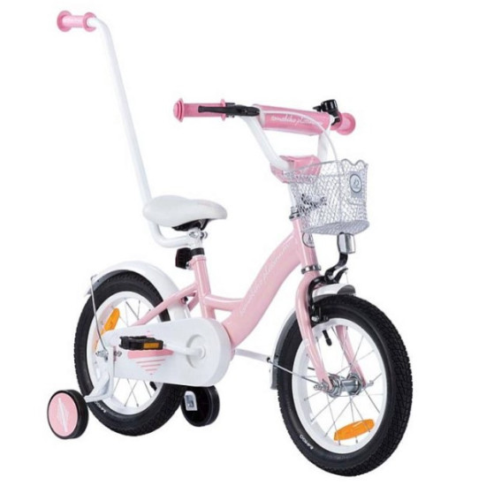 TOMABIKE Bērnu velosipēds 14″ XXIII PLATINUM LIGHT PINK