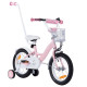 TOMABIKE Bērnu velosipēds 14″ XXIII PLATINUM LIGHT PINK