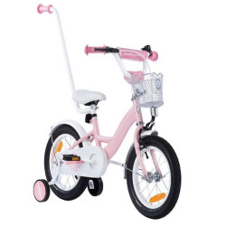 TOMABIKE Bērnu velosipēds 16″ XXIII PLATINUM LIGHT PINK