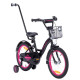 TOMABIKE Bērnu velosipēds 16″ XXIII PLATINUM BLACK/PINK TOMABIKE Bērnu velosipēds 16″ XXIII PLATINUM BLACK/PINK