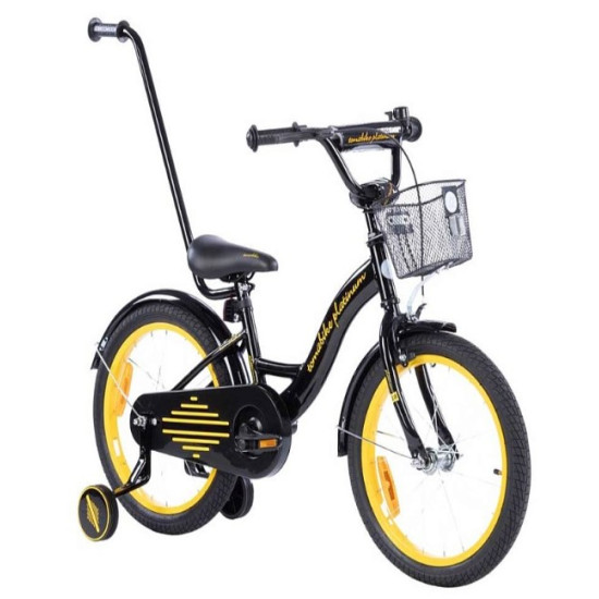 TOMABIKE Bērnu velosipēds 18″ XXIII PLATINUM BLACK/YELLOW TOMABIKE Bērnu velosipēds 18″ XXIII PLATINUM BLACK/YELLOW
