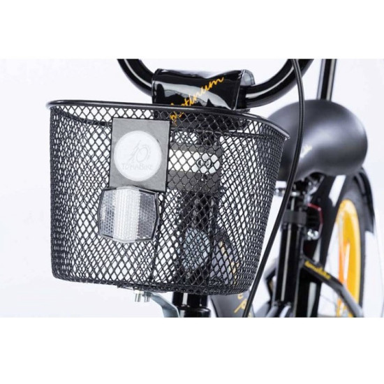 TOMABIKE Bērnu velosipēds 18″ XXIII PLATINUM BLACK/YELLOW TOMABIKE Bērnu velosipēds 18″ XXIII PLATINUM BLACK/YELLOW