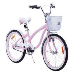 TOMABIKE Bērnu velosipēds 18″ XXIII CRUISER LIGHT PINK