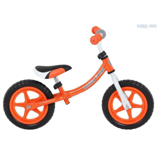 BabyMix Balance Bike Bērnu skrejritenis ar metālisko rāmi Orange