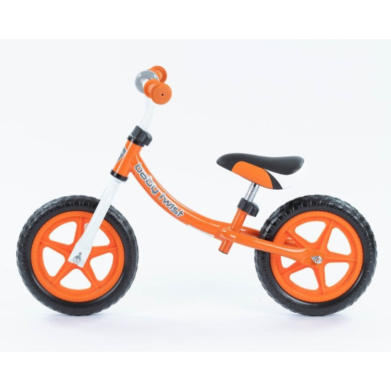 BabyMix Balance Bike Bērnu skrejritenis ar metālisko rāmi Orange