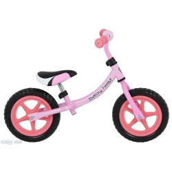 BabyMix Balance Bike Bērnu skrejritenis ar metālisko rāmi Pink BabyMix Balance Bike Bērnu skrejritenis ar metālisko rāmi Pink